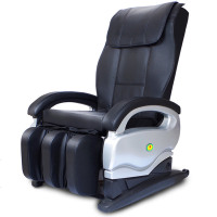 福禄寿家用电动多功能按摩椅 揉捏推拿加热按摩 多部位按摩沙发 黑色