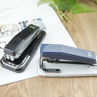 可旋转订书机学生用订书器钉书机多功能办公小号订书钉省力 92723/黑色(送1盒钉)