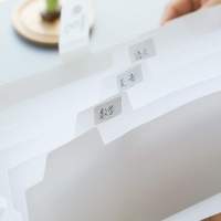 8格风琴包多层文件夹学生用试卷夹A4文件袋收纳袋资料夹卷子夹 一帧[图案随机] 单个体验装