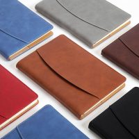 a5笔记本文具商务记事本学生日记本简约手账本工作笔记本子 B6-硬皮-橙色