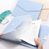 升级版彩色风琴包文件夹试卷夹文具资料收纳文件袋高中生多层书夹 [升级版] 12格 手提式 [1黄色+1