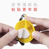 台笔粘桌笔固定签字笔粘贴带绳笔粘桌子碳素中性笔办公文具用品商务吊挂防丢创意银行前台服务柜台吧 商务款2支+赠10支笔