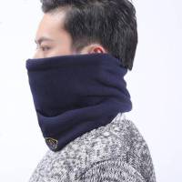 冬季骑车防风抗寒围脖两用帽子刺绣抓绒加厚保暖面罩百变男女脖套