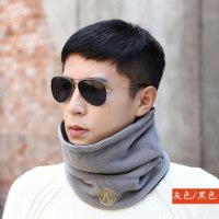 可做帽子围脖围巾两用加绒秋冬季男户外保暖骑车套头韩版滑雪学生