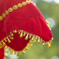 手绢舞蹈手绢花二人转一对跳舞的手帕金丝绒加厚专业广场儿童