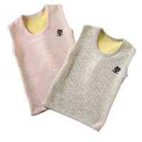 儿童马甲宝宝保暖背心婴儿套头女童加绒坎肩男童加厚打底童装秋冬