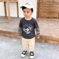 婴儿衣服长袖T恤秋装春秋儿童装男童宝宝打底上衣1岁3小童潮X1323