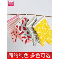2只 加厚隔热烘焙烧烤专用手套厨房烤箱微波炉防烫耐高温防热家用