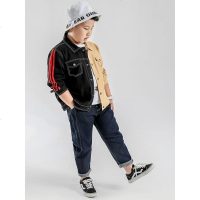 胖童装男童加绒牛仔裤加肥加大宽松胖大童胖男孩子洋气大码裤子潮