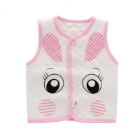 婴儿马甲男女宝宝春秋季保暖儿童背心坎肩新生儿马夹夹棉开衫衣服