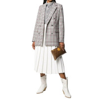 香港直邮 FENDI芬迪 经典复古FF小牛皮手拿包男女同款