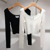 小众2020早春新款领纯色百搭毛针织衫短款修身显瘦套头毛衣女