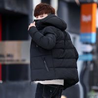 新款冬季男羽绒棉服保暖棉衣修身男装帅韩版潮流棉袄袄子