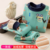 男童保暖内衣套装加绒加厚冬季婴儿打底儿童秋衣秋裤宝宝男孩内穿