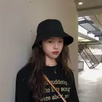 丁走走/万年款经典纯色百搭渔夫帽子春夏男女日系休闲大檐盆帽潮