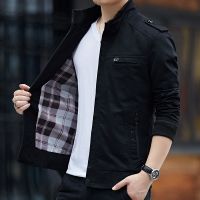 男士外套2020秋季新款夹克男工装韩版潮流中年春秋牛仔秋装上衣服