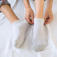 10双装男女夏季薄款短袜防臭袜子透气网眼袜低帮船袜