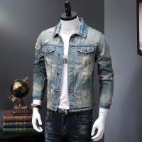 秋季男士牛仔外套韩版潮流修身夹克春天休闲青年衣服学生褂子上装