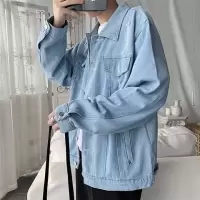 男士2019秋季新款韩版外套牛仔夹克春秋男生潮流帅气棒球衣服秋装