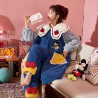 睡衣女冬季加厚珊瑚绒白雪睡袍浴袍长款睡裙公主秋冬天家居服套装