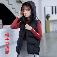 反季促新款羽绒棉马甲女秋冬短款坎肩棉服背心棉衣外套百搭