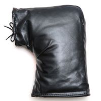 冬季电动车车把套摩托车车把护手套加厚防寒保暖骑行挡风手套pu皮