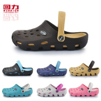 洞洞鞋男夏季防滑耐磨软底海边包头半凉拖沙滩鞋男士