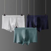 3条装 男士内裤男纯棉质透气薄款凸平角裤四角裤衩男生夏季短裤头