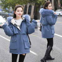 冬季外套女派克服中长款棉服韩版大码宽松羽绒棉衣2020新款棉袄厚