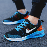 大码46男鞋45秋季透气青少年学生潮38百搭气垫运动休闲跑步鞋