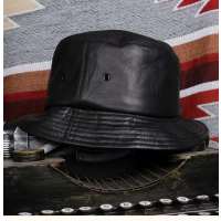 20真皮质贝雷帽新款春秋男女真羊皮渔夫帽遮阳帽潮流搭配嘻哈帽子