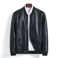 皮衣男士皮衣外套秋季皮夹克青年休闲潮流韩版机车服中年时尚男装