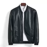 皮衣男士皮衣外套秋季皮夹克青年休闲潮流韩版机车服中年时尚男装