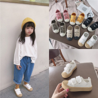 低帮复古帆布鞋宝宝百搭儿童鞋子韩版休闲鞋男童女童饼干鞋秋款