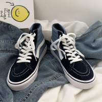 2020秋冬季港风高帮帆布鞋女韩版学生ulzzang百搭女鞋ins潮滑板鞋