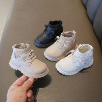 女宝宝鞋子春秋季婴儿童鞋马丁靴子短靴软底小童1一2岁公主学步鞋