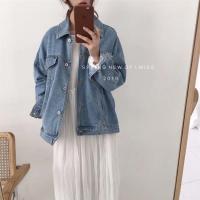 网红牛仔外套女2019春秋新款短款韩版学生百搭宽松bf流行衣服