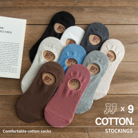 船袜女纯棉浅口短袜子春秋款薄款秋冬日系硅胶防滑不掉跟全棉隐形