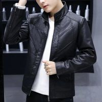 皮衣男士外套2020新款春秋季韩版潮流帅气机车派克服青年夹克男装