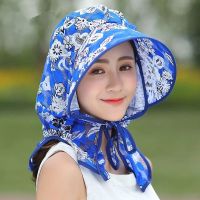 帽子女韩版骑车遮阳帽夏新款可折叠海边沙滩帽出游防晒太阳帽户外