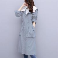 风衣女中长款2020春秋季韩版大码bf宽松女士过膝外套新款潮