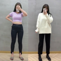 适合胯宽腿粗黑色大码牛仔裤女2020秋冬新款胖mm宽松直筒显瘦裤子