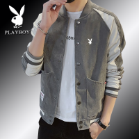 外套男士春秋衣服夹克男装春秋潮流灯芯绒棒球服