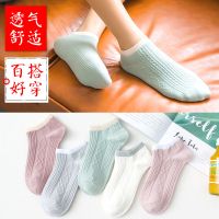袜子女士短袜南非纯棉韩版中筒夏季薄款春秋季浅口船袜潮流
