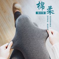 竖条螺纹丝袜女防勾丝秋冬季加厚加绒棉裤显瘦打底裤袜外穿保暖裤