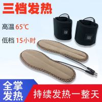 可调温锂电池充电鞋垫发热鞋垫电热鞋垫电暖垫加热鞋垫可行走
