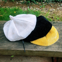 我喜欢你顾赵露思同款帽子新款八角帽贝雷帽秋冬灯芯绒南瓜帽