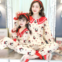 儿童睡衣长袖春秋季大童套装纯棉亲子宝宝秋冬天公主小女孩家居服