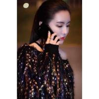 韩版秋冬新款宽松流苏毛衣毛线毛毛韩版圆领套头短款针织衫上衣女