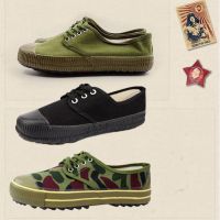 解放鞋男民工工地耐磨劳动作训防臭农田鞋夏季劳动防滑帆布军训鞋